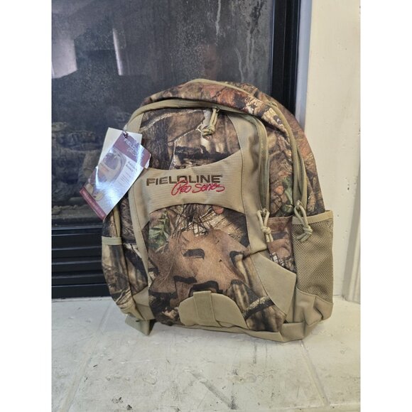Fieldline Pro Series Camo Hunting Gear Daypack Backpack, 18"×15"×6.5"